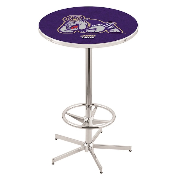 42" Chrome James Madison Pub Table